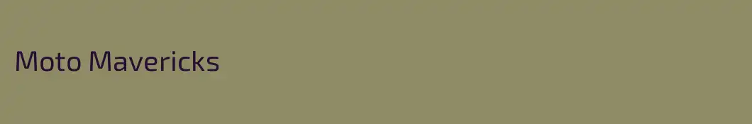 Moto Mavericks 